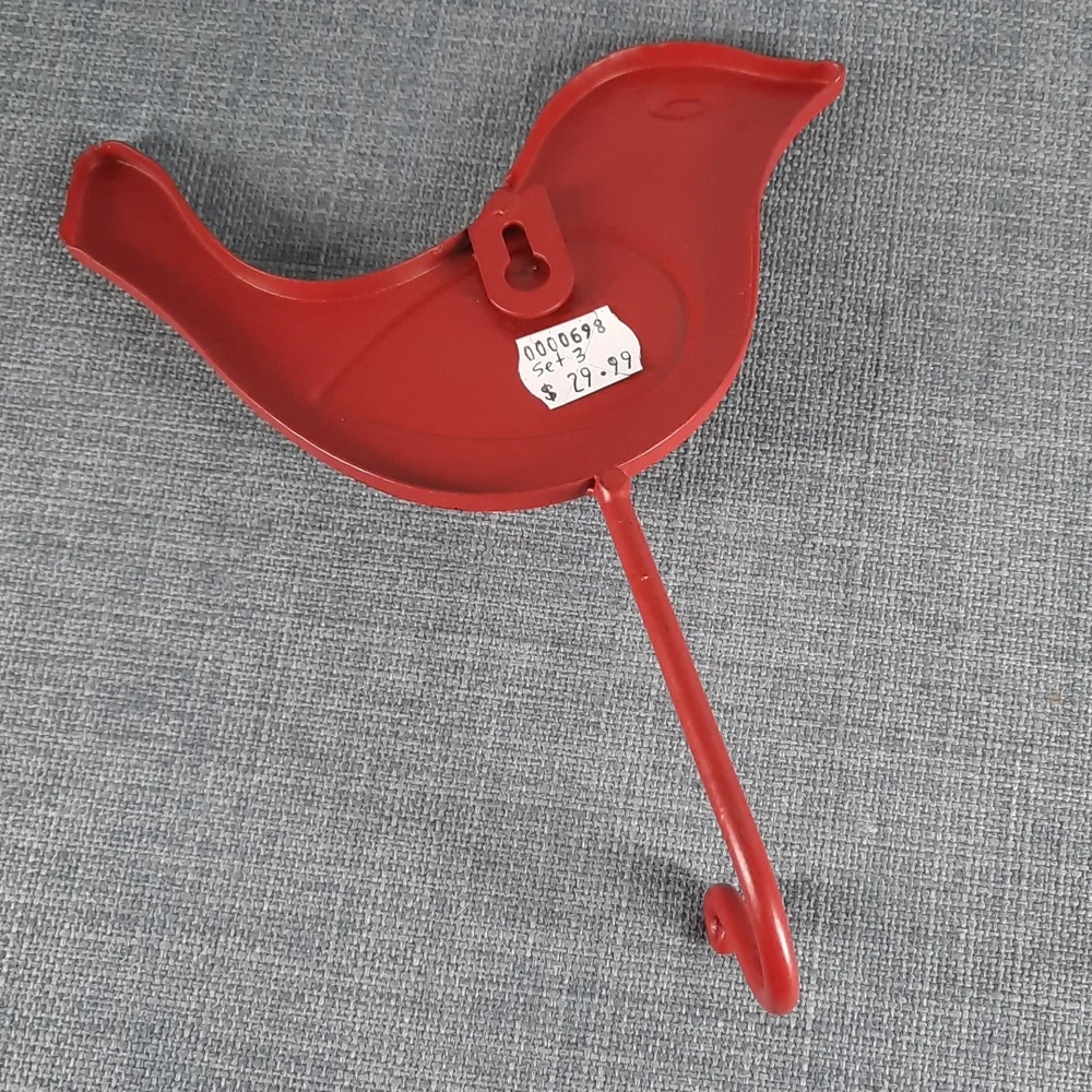 Wall Hooks Bird Birds Rustic Urban Farmhouse Home Coat Utility Laundry Room